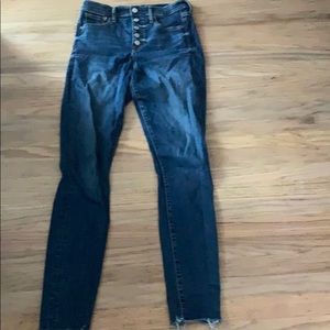 High rise true skinny ankle jeans 29tall/8 tall